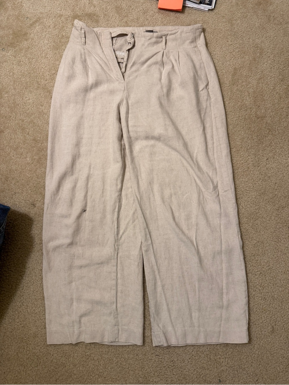 hm linen pants size 8